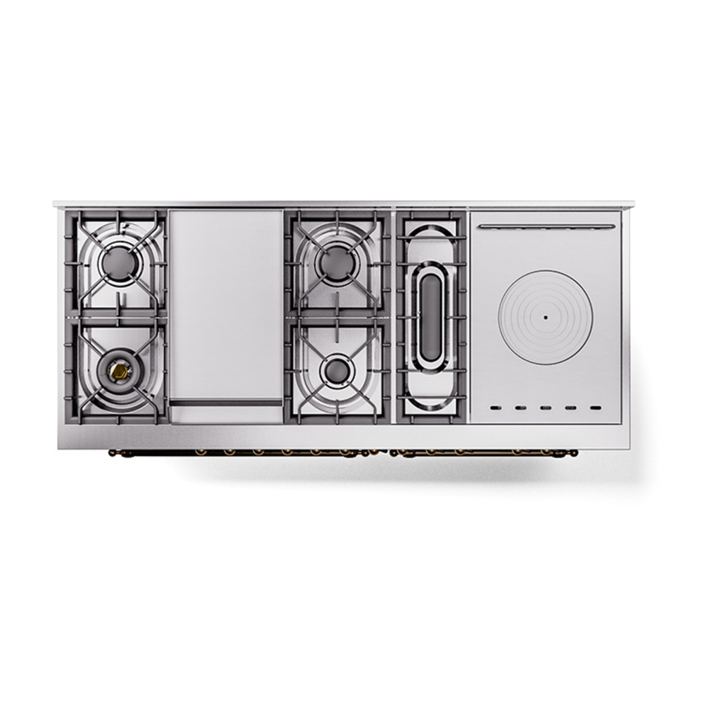 ILVE_UN60FSQNMPSSB_Nostalgie_II_60"_Dual_Fuel_Range_top_view