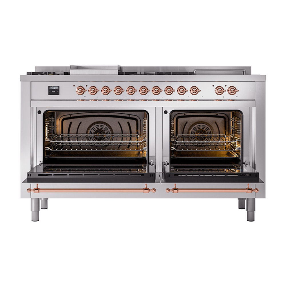 ILVE_UN60FSQNMPSSP_Nostalgie_II_60"_Dual_Fuel_Range_oven_door_opened