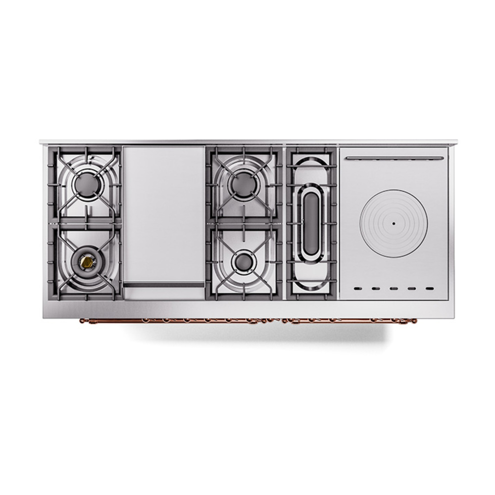 ILVE_UN60FSQNMPSSP_Nostalgie_II_60"_Dual_Fuel_Range_top_view