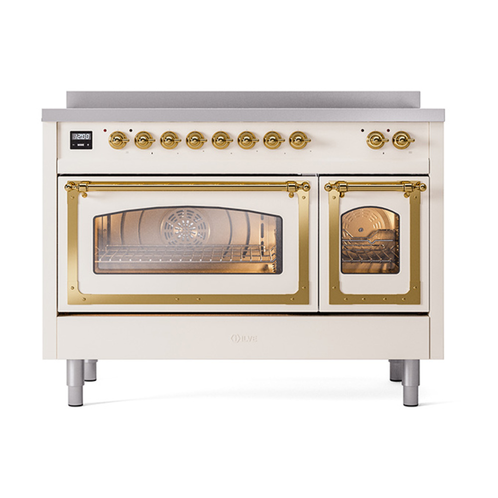 ILVE_UNI486NMPAWG_Nostalgie_II_48"_Induction_Range_front_view