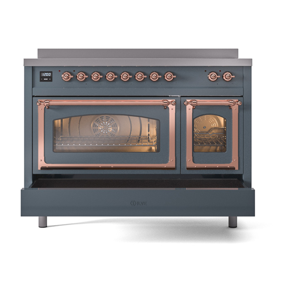 ILVE_UNI486NMPBGP_Nostalgie_II_48"_Induction_Range_drawer_opened