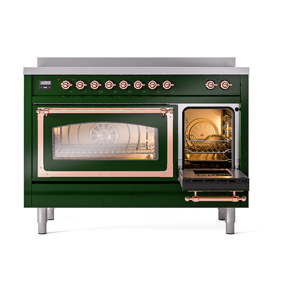 ILVE_UNI486NMPEGP_Nostalgie_II_48"_Induction_Range_drawer_opened