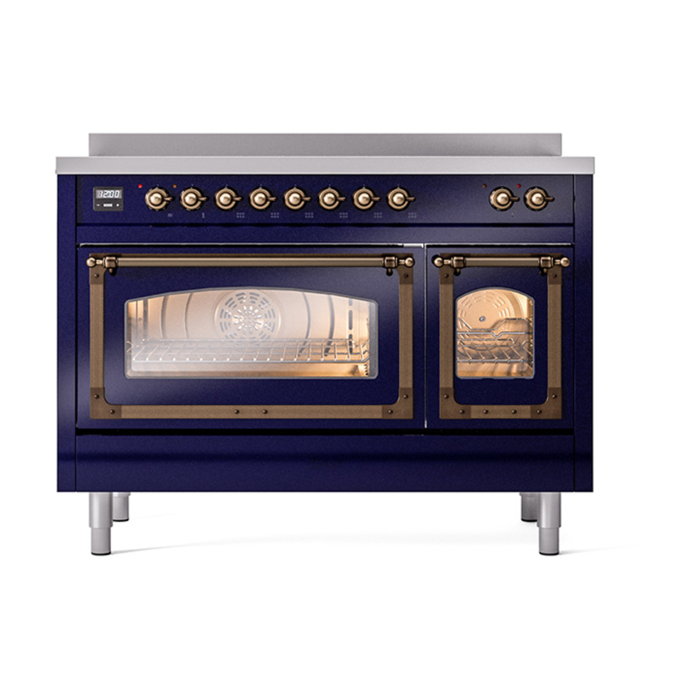 ILVE_UNI486NMPMBB_Nostalgie_II_48"_Induction_Range_front_view