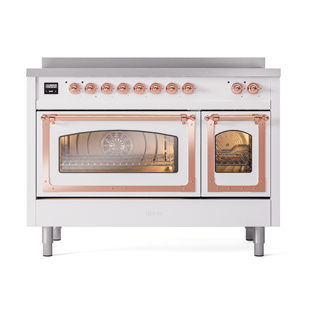 ILVE_UNI486NMPWHP_Nostalgie_II_48"_Induction_Range_front_view