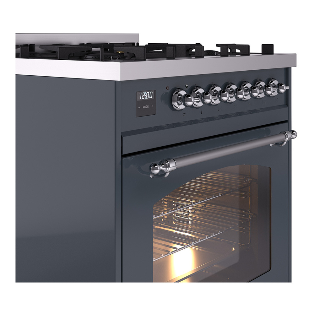 ILVE_UP30NMPBGCLP_Nostalgie_II_30"_Dual_Fuel_Range_details