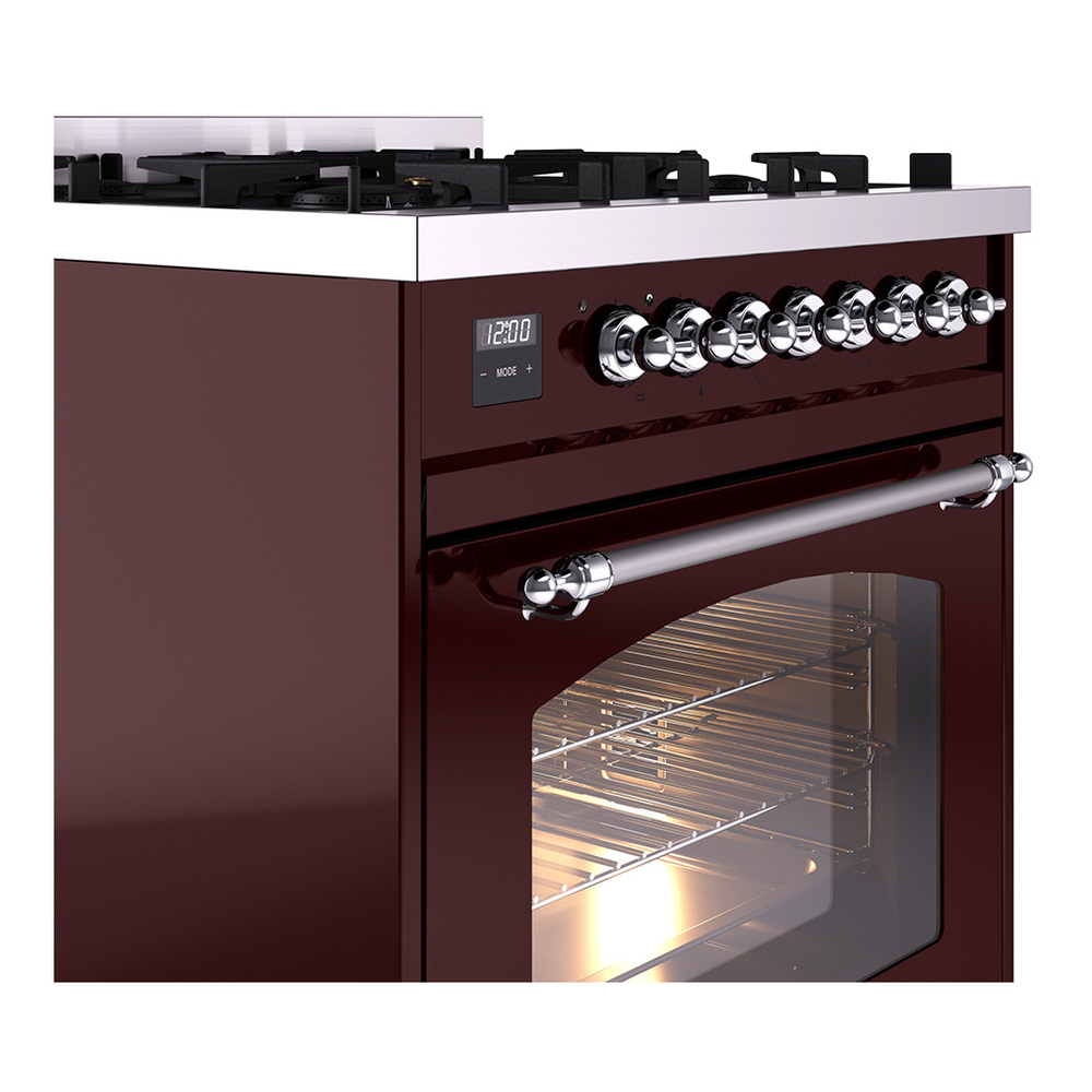 ILVE_UP30NMPBUCLP_Nostalgie_II_30"_Dual_Fuel_Range_details