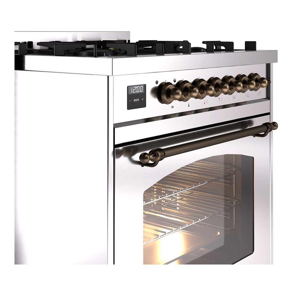 ILVE_UP30NMPSSB_Nostalgie_II_30"_Dual_Fuel_Range_details