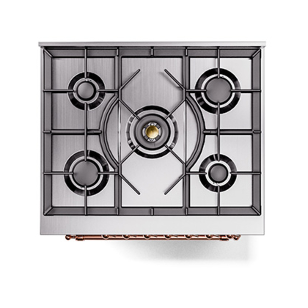 ILVE_UP30NMPSSPLP_Nostalgie_II_30"_Dual_Fuel_Range_top_view