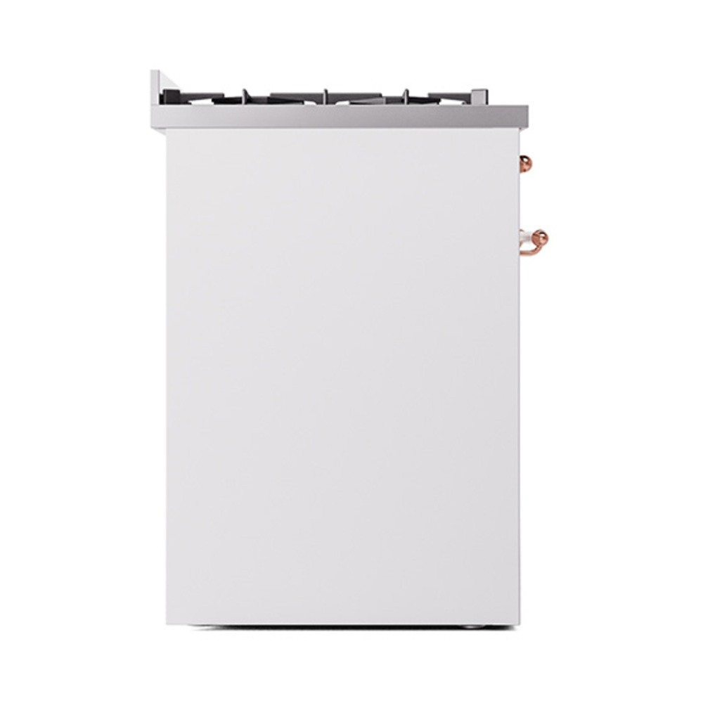 ILVE_UP30NMPWHPLP_Nostalgie_II_30"_Dual_Fuel_Range_left_side