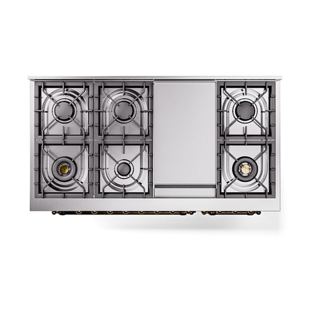 ILVE_UP48FNMPAWB_Nostalgie_II_48"_Dual_Fuel_Range_top_view
