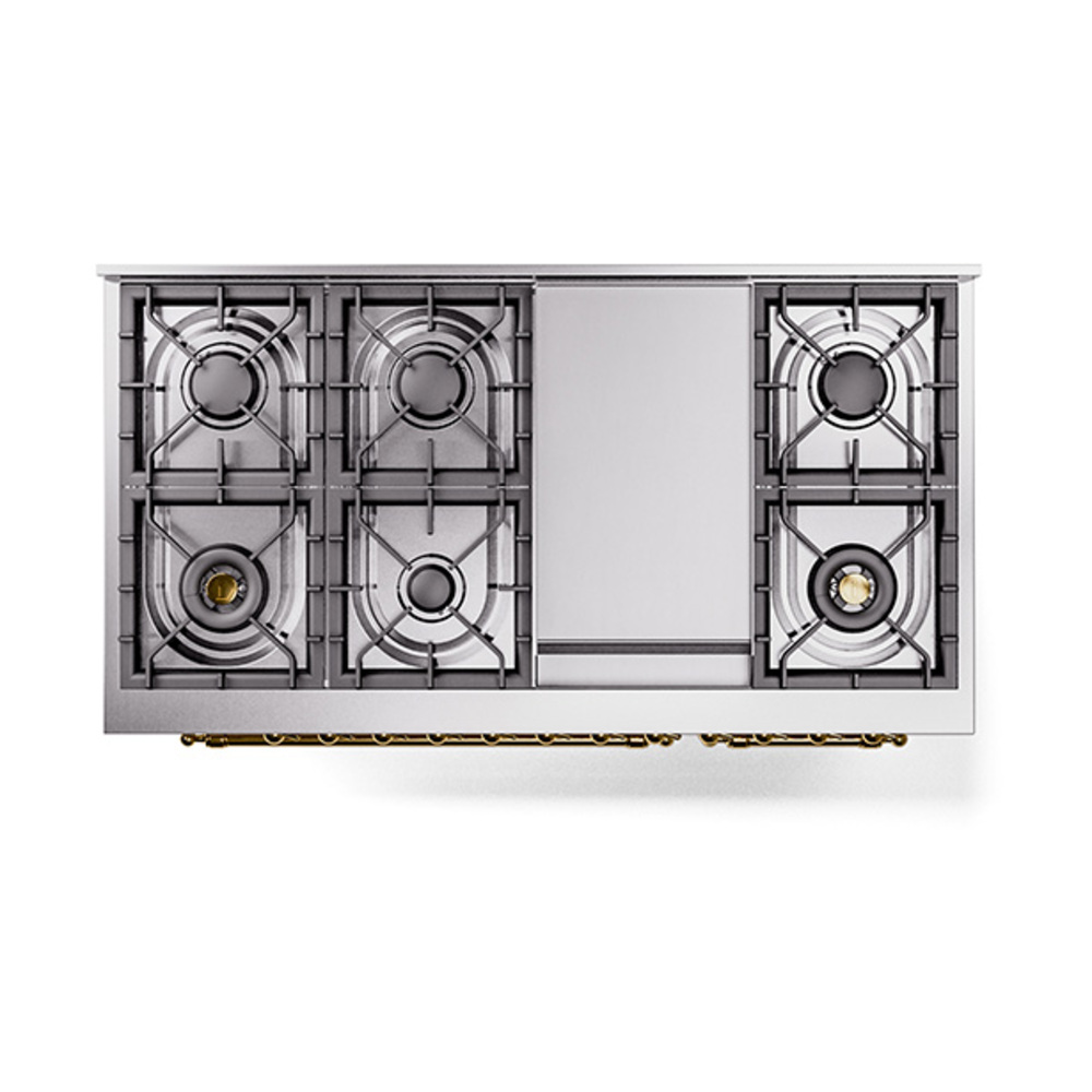 ILVE_UP48FNMPAWG_Nostalgie_II_48"_Dual_Fuel_Range_top_view
