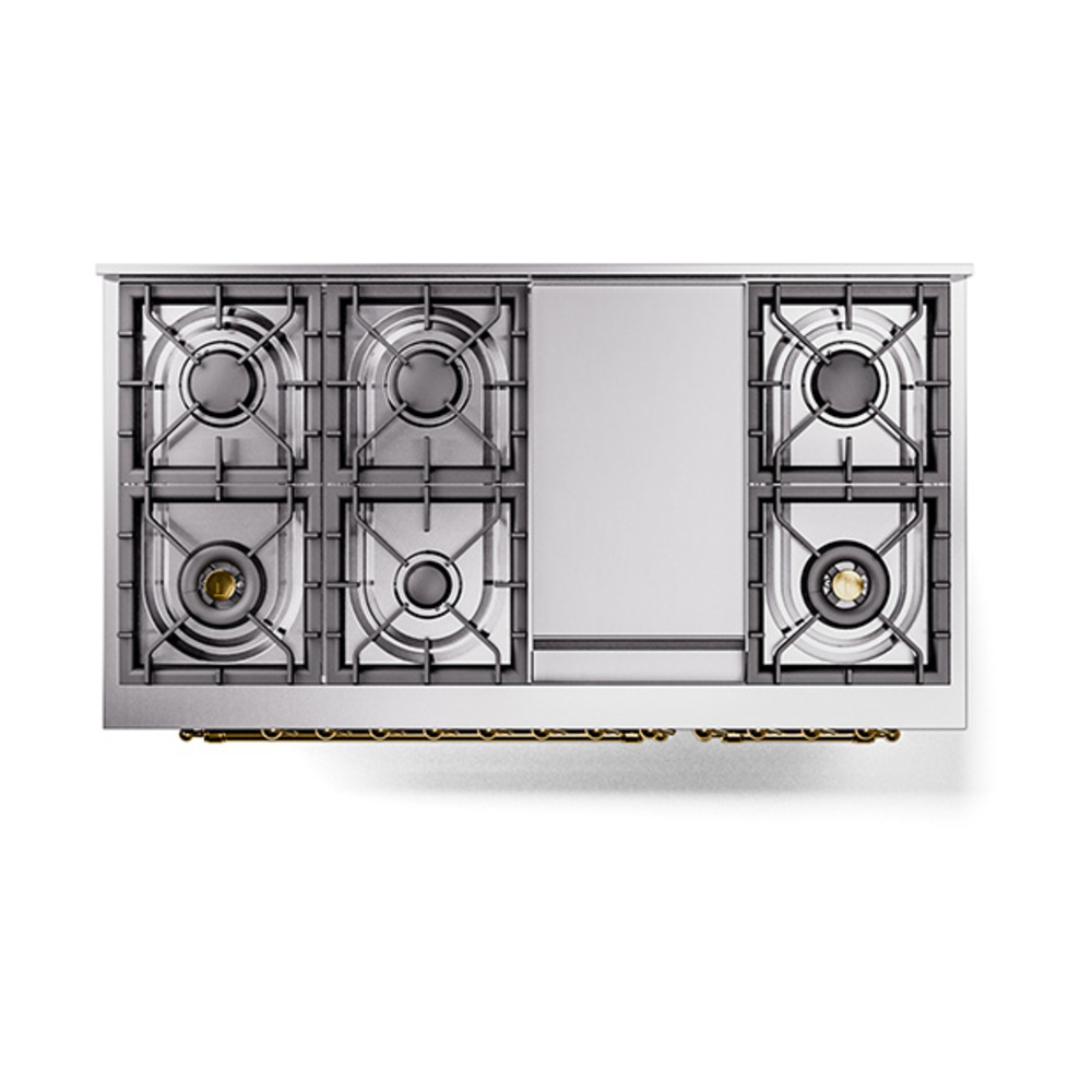 ILVE_UP48FNMPMGGLP_Nostalgie_II_48"_Dual_Fuel_Range_top_view