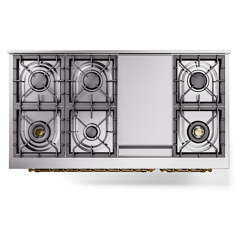 ILVE_UP48FNMPSSG_Nostalgie_II_48"_Dual_Fuel_Range_top_view